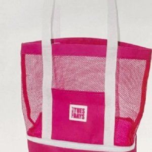 T-Mobile Tuesday Cooler, Bag, Beach Tote Insulated Net - Barbie Pink